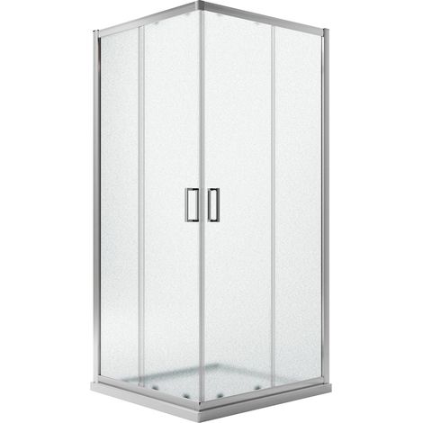 Box doccia angolare stampato h 198 mod. Ready 75x120 cm rettangolare