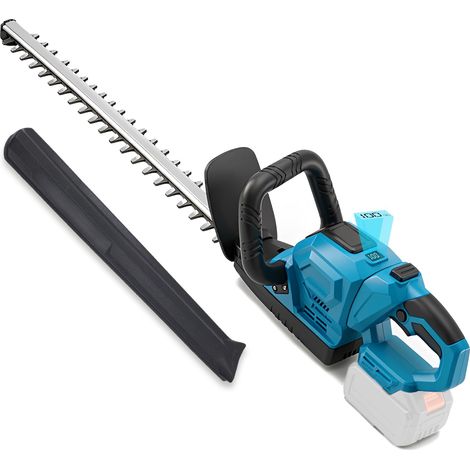 Taille-haie long de 56 cm, épaisseur de coupe de 15 mm, tête rotative à 180°, compatible avec les batteries 21 V, convient pour le jardin, les arbustes et les plantations de bordures. (1/5)