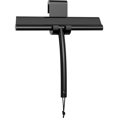 raclette Douche, raclette vitre avec Noyau Acier Inoxy, raclette Salle de Bain Silicone, avec Support, Corde en Silicone, sans Percer, pour Miroir, Fenêtre, Carrelage, Porte de Douche (1/5)