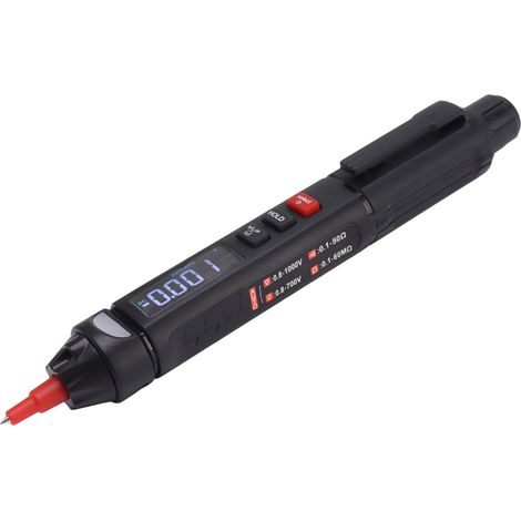 Stylo multimètre professionnel 3-en-1 testeur électrique CA CC tension résistance haute précision avec écran LCD (1/5)