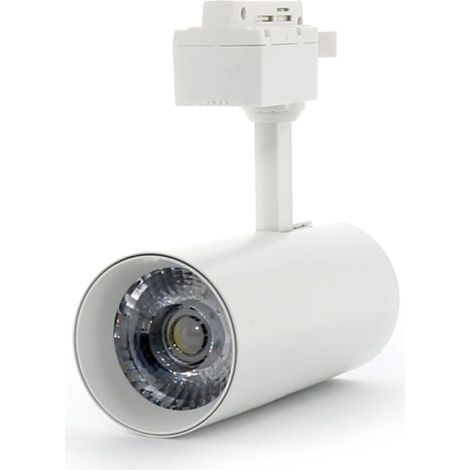 IluminaShop - Foco LED para Carril Chip Sanan 30W Blanco Monofasico CCT  3000+4000+6000 (1/4)