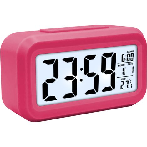Réveil intelligent avec température, alarme silencieuse et rétroéclairage, horloge électronique créative (1/5)
