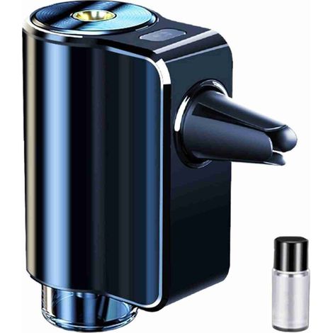 Désodorisant de voiture, diffuseur d'huiles essentielles intelligent réglable à 3 modes avec clip d'aération aromathérapie rechargeable (Shangri-La) (1/5)