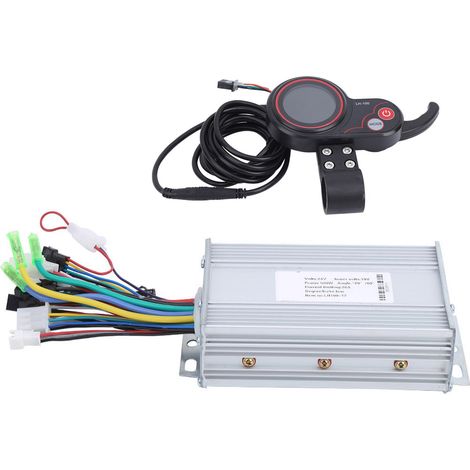 Guidage LH100 24V Contrôleur Moteur Vélo Électrique Écran LCD 2en1 Poignée d'Accélération 500W (1/5)
