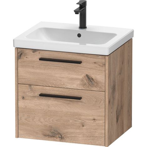Duravit D-Code Möbel-Set, Möbelwaschtisch mit Waschtischunterbau