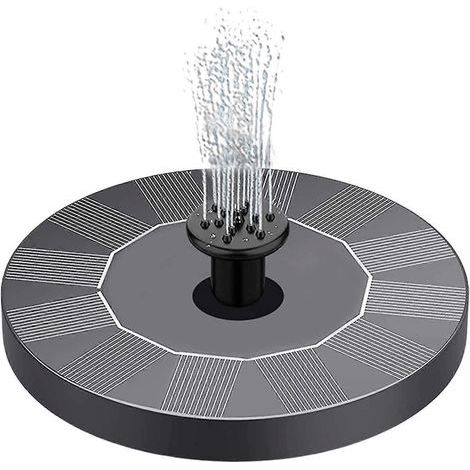 Fontaine solaire écologique et économe en énergie, facile à installer, pour bassin de jardin extérieur et décoration intérieure. (1/5)