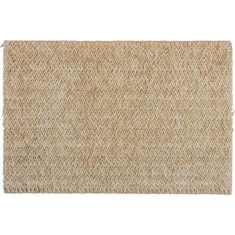 PAROS Boho Untersetzer aus Öko-Papier, 45x30 cm, beige, 1 Stück. (1/2)