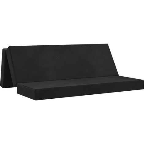 Foldable Sofa Bed 200 x 67 x 45 cm Black vidaXL (1/5)