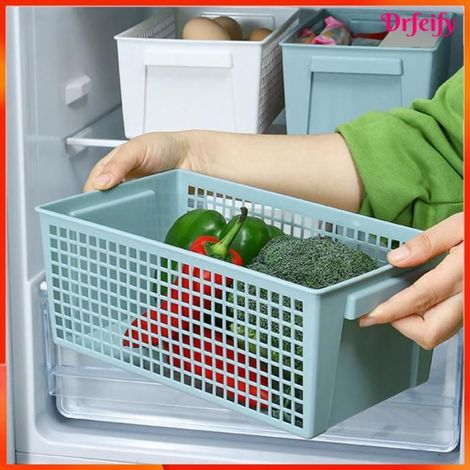 Panier De Rangement - 13x28x11 5 Cm - Plastique Rectangulaire - Bureau Etagere Tiroir - 1 Unite (1/5)