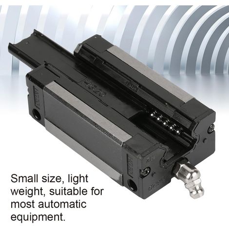 Bloc coulissant linéaire 20mm pour glissière de guidage CNC, chariot à rail (1/5)