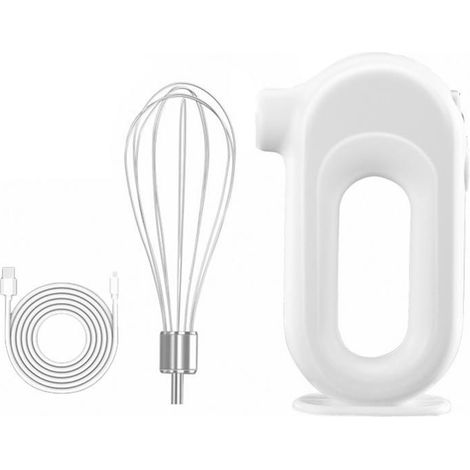 Mini Mixeur Électrique Portable pour Cuisine, Outils Pratiques pour Gâteaux, Fouet et Agitateur en Vert Menthe (1/4)