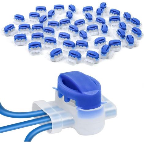 OFFCUP Gel-Filled Resin Cable Connectors, Pack of 45, Robotic Lawnmower Connector for Automower Original Robotic Lawnmowers, Outdoor Garden Lawnmower, Waterproof (1/5)