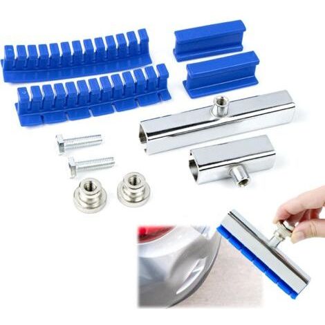 6 Pieces Blue Dent Removal Kit, Body Dent Removal, Car Body Repair Tools, Suction Cup Dent Removal Kit, for Repairing Vehicle Dents (1/5)