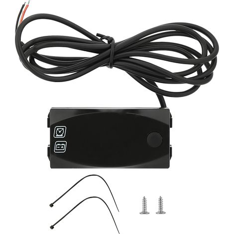 Voltmetro LED impermeabile per moto CFTGIW, display digitale 2 in 1, basso consumo energetico, facile da installare, schermo nitido per la visione diurna, ideale per guidare anche nei giorni di pioggi (1/5)