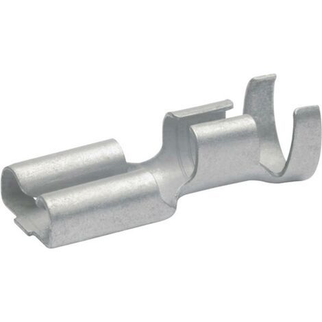 Cosse clip 6.30 mm x 0.80 mm Klauke 2750 180 ° non isolé laiton 1 pc(s) C007041 (1/2)