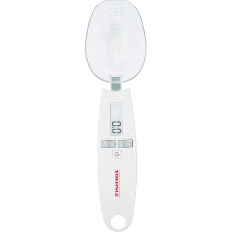 Bilancia a cucchiaio Soehnle Portata max. 500 g Risoluzione 0.1 g a batteria Bianco
