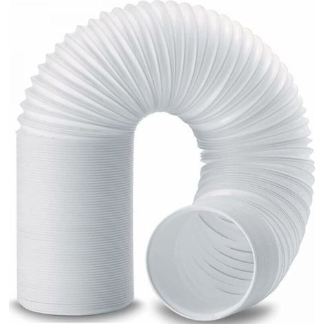 Tuyau Climatiseur Mobile, Diamètre 150mm Tuyau d'Evacuation en PVC Flexible Tube De Ventilation Longueur de 2M Universel Tuyau Kit Pour Climatiseur Mobile Extracteur d'Air Sèche-linge (1/5)