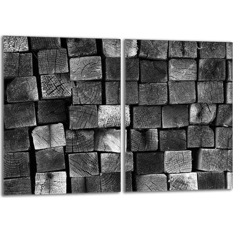 Piastra protettiva in vetro per stufa 2x40x52 Legna (1/5)