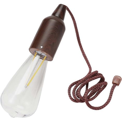 Lampe de tente portable, éclairage suspendu par corde, lampe d'extérieur à piles (1/4)