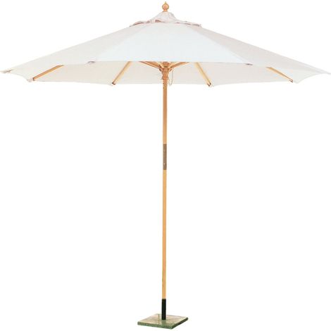 Runde Holzgarten -Regenschirm 250 cm Garten Deluxe Kollektion (1/5)