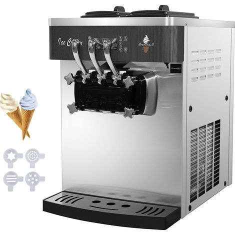 SIHAO kommerzielle Soft-Serve-Eiscreme- und Eismaschine 2200W 20 - 28L/H