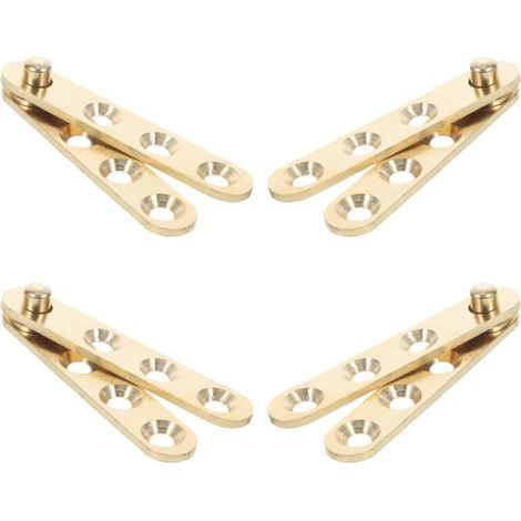 Charnière De Porte Pivotante En Cuivre 8pcs Conception Supérieure Et Inférieure Pour Usage Commercial Opération Sans Effort (1/5)