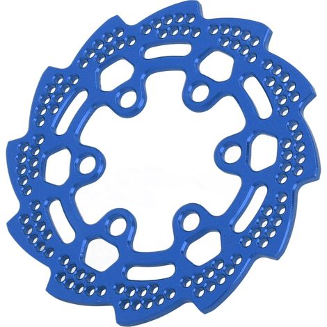 Disque de frein arrière en alliage d'aluminium RC pour moto cross LOSI 1:4 Promoto MX (pièces de rechange bleues) (1/5)
