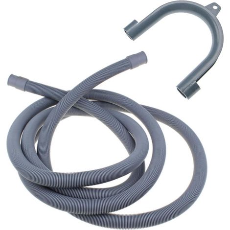 Tuyau d'évacuation d'eau universel avec sorties droites 18-22mm (L1500mm)