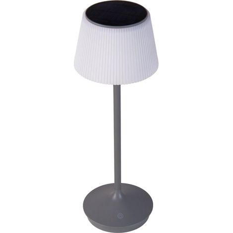 Lampe à poser LED sans fil rechargeable extérieur et intérieur en métal et plastique 38 cm - PANGIVO (1/5)