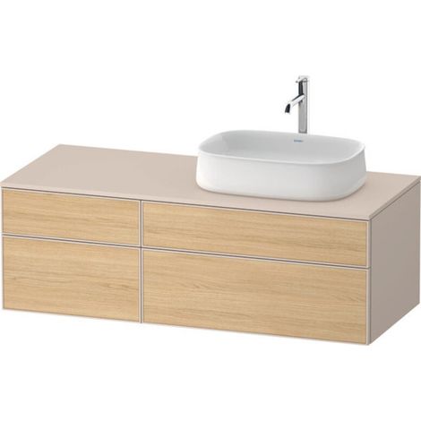 Duravit Zencha Konsolenwaschtischunterbau, 1300x550mm, 2 Auszüge, (1/2)