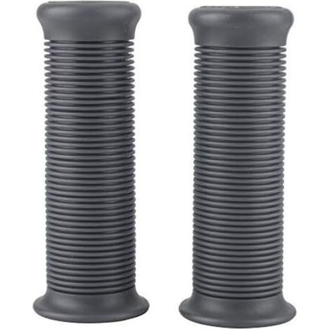 25mm tiller handle, 25mm handle, Universal Vintage TPU Motorcycle Handlebar Grip, Pair of 1 Inch 25mm (Dark Grey) (1/4)