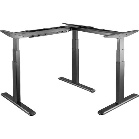 [GEBRAUCHT] B-Ware Logi Link Sitz Steh Schreibtischgestell Elektrisch Höhenverstellbar 1200x620 Mm