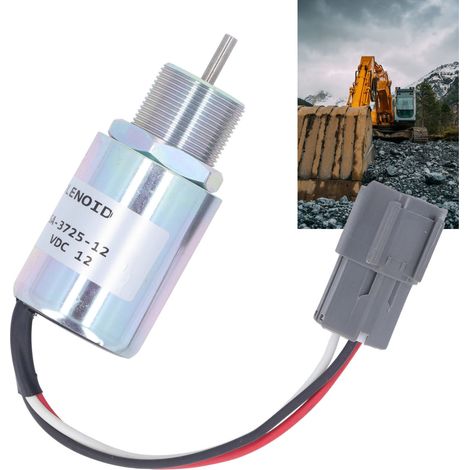 SA-3725-12 Ersatzteile für L2E L3E S3L S4L Baggerlader 12V DC Feuerabschalt-Magnetventil (1/5)