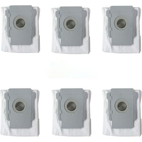 6er-Pack Ersatzbeutel für iRobot Roomba i7 (7150), i7-AquaForge Staubsauger (1/5)