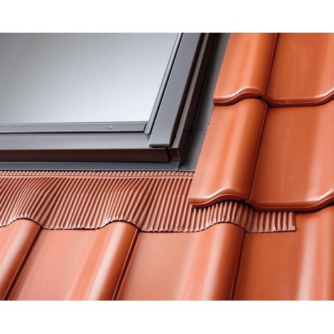 Raccord de remplacement Rouge brun 78x98 cm VELUX tuile jusqu'à 120 mm de relief - EW MK04 0700C2