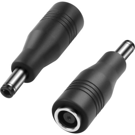 DC 7.4mm X 5.0mm à 5.5mm x 2.5mm convertisseur de Puissance Chargeur Adaptateur fiche convertisseur DC 5525mm Femelle à 7450mm mâle Ordinateur Portable Adaptateur fiche - 2pcs (1/5)