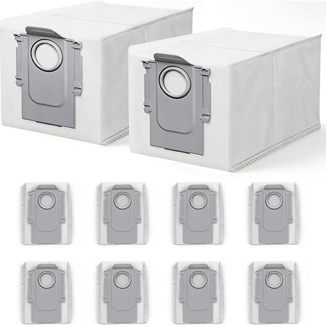 Sacs à poussière pour robot aspirateur, sacs de remplacement en tissu non tissé avec filtration haute efficacité, compatibles avec P10 Pro, installation rapide et étanchéité optimale (1/5)