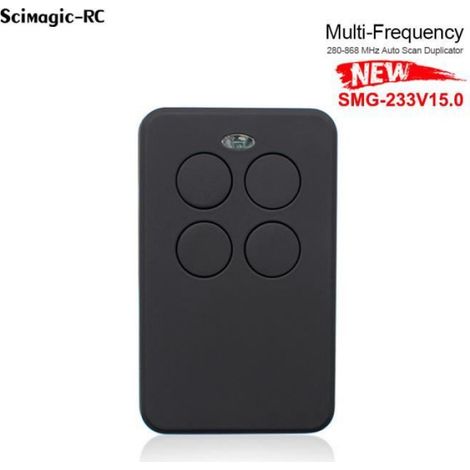 Ouvre-porte de porte de Duplicator280-868MHz multi-mort de la télécommande 433.92mhz de porte de garage- Black[B4060]