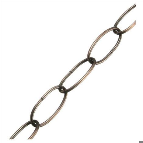 10pièces 1M Chaîne Robuste pour Suspension Vintage, Lustre, Bronze Rouge (1/4)