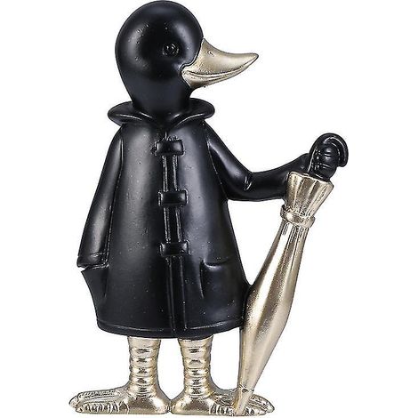 1 Stück Wandaufkleber „Schwarze Ente“ (1/3)