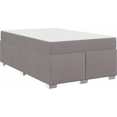 Estructura de cama Taupé 120 x 200 cm tela vidaXL (1/5)
