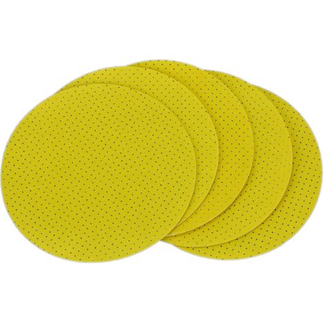 Stalco Gelbe perforierte Schleifscheibe 225 mm G120 (5 Stück) S065136337