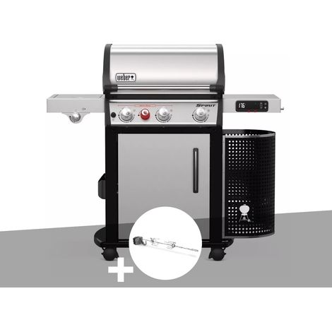 Barbecue gaz Spirit Premium SPX-335 GBS + Rôtissoire - Weber