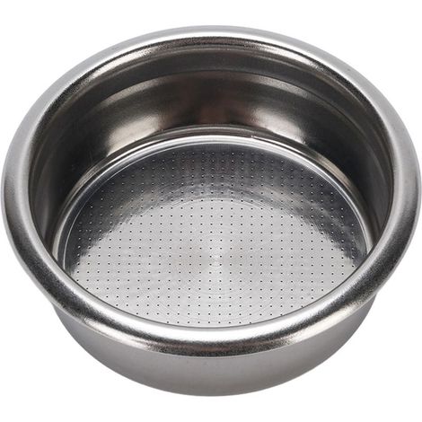 Asixxsix Panier de Filtre à Extraction de 58 Mm,304 Panier de Portafilter à une Seule Couche en Acier Inoxydable, Panier de Filtre Portafilter Facile à Nettoyer pour les (24 mm / 0,9 pouces de haut). (1/5)