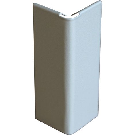 Jonction angle sortant pour profilé clipsable - JOUPLAST - 140 mm - Gris