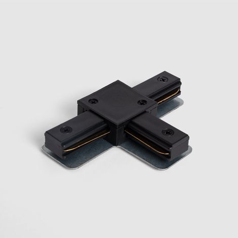 Connettore Tipo T per Binario Monofase UltraPower Nero (1/3)