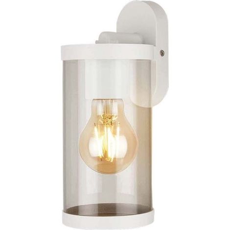 V-TAC VT-1149 Lampada LED da parete portalampada E27 trasparente applique corpo bianco IP44 - 23020