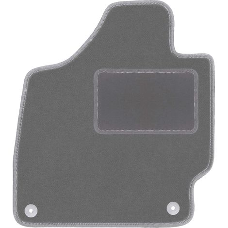 Fahrermatte aus Samt für: Audi TT II 8J Cabrio, Roadster, Coupé (2006–2014) Graphit (1/5)