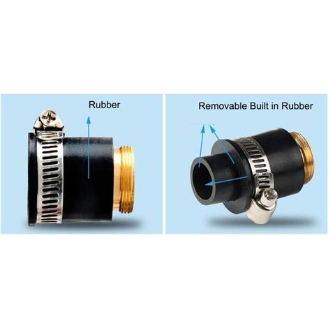 Adaptateur de robinet universel sans fil 24MM (adaptateur de robinet universel), adaptateur de connecteur universel en cuivre pur (1/4)