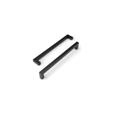 Lot de 5 Poignee de Meuble Noir Cuisine Entraxe 256mm Acier Inoxydable Poignée Meuble Cuisine Poignées pour Placards Poignet de Porte Cuisine Poignet Meuble Cuisine